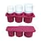 Ashland; 10.25" Hot Pink 3-Cavity Star Tube Silicone Ice Mold by Ashland®; Category:Cups; Image:5